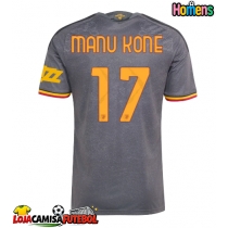 Camisa de Futebol AS Roma Manu Kone #17 Equipamento Alternativo 2026-27 Manga Curta